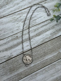 Buffalo Nickel Flower Necklace